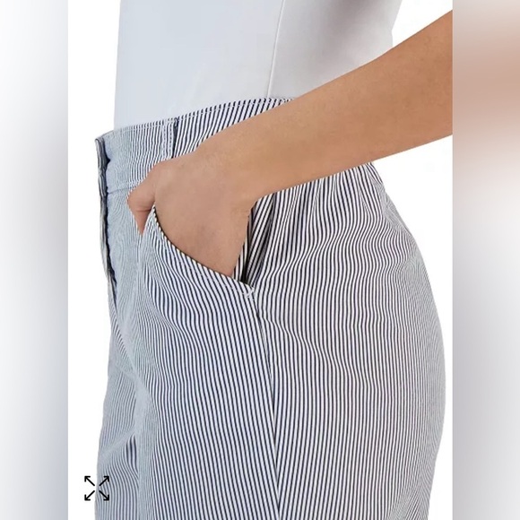 Karen Scott Striped Capri Pants Size 14 P - Picture 4 of 11